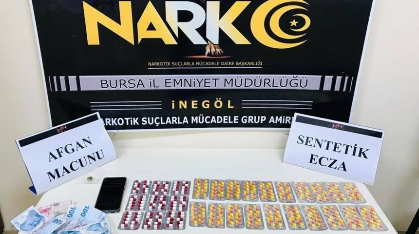 İneg&ouml;l&rsquo;de uyuşturucu operasyonu