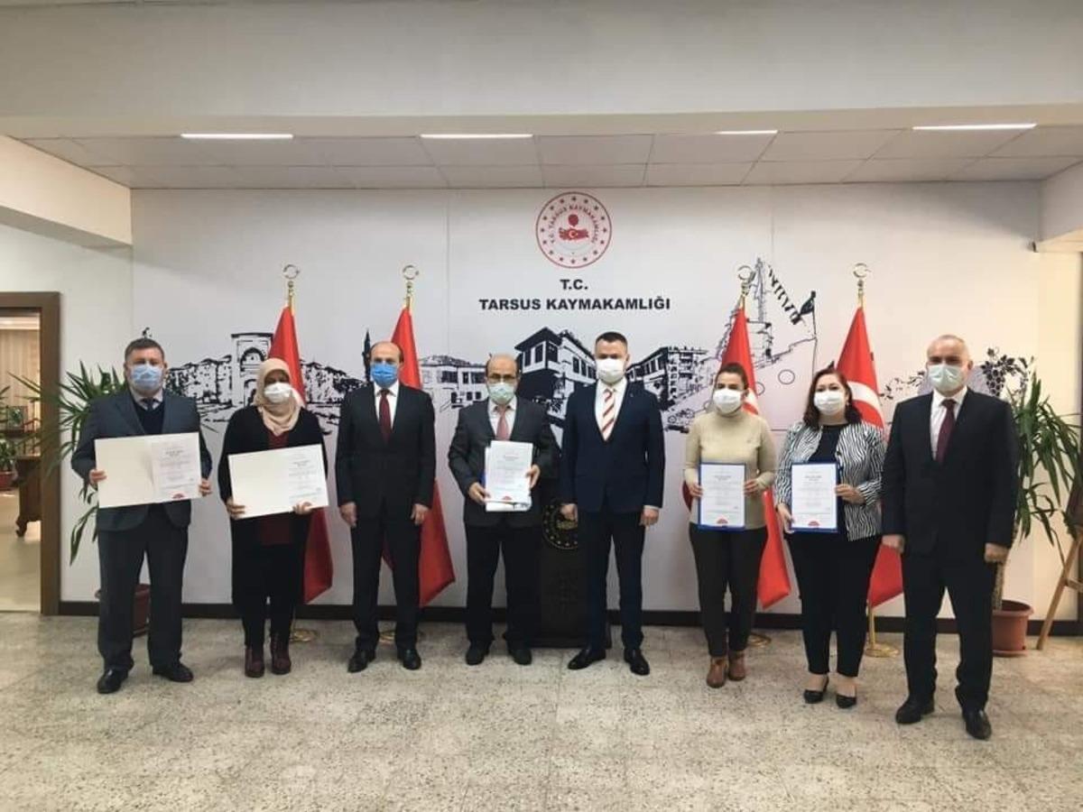 Tarsus&rsquo;ta 128 okula &lsquo;Okulum Temiz&rsquo; belgesi verildi