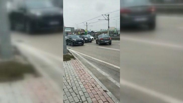 Ters şeride giren şoför trafiği birbirine kattı G2