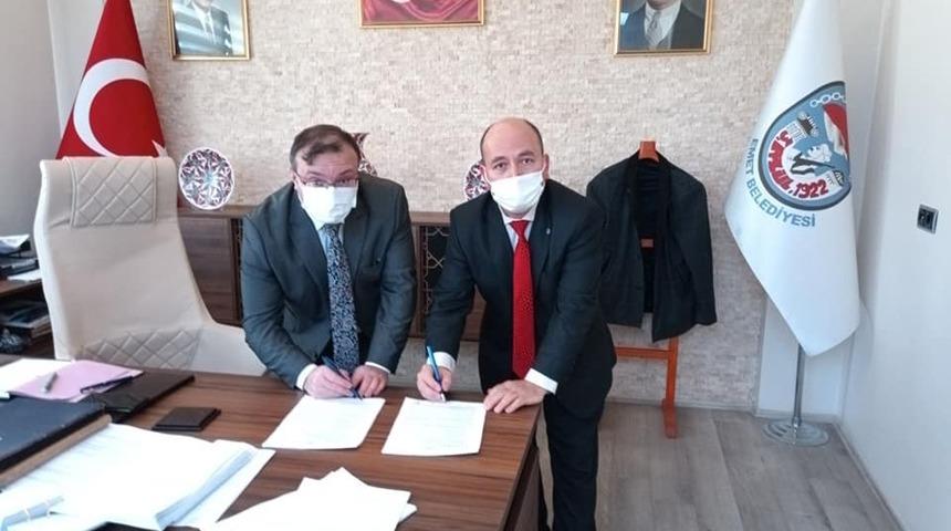 30 kadrolu iş&ccedil;inin s&ouml;zleşmesi imzalandı