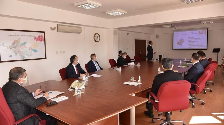 Karaman&rsquo;da 112 Acil &Ccedil;ağrı Merkezi hizmetleri ele alındı
