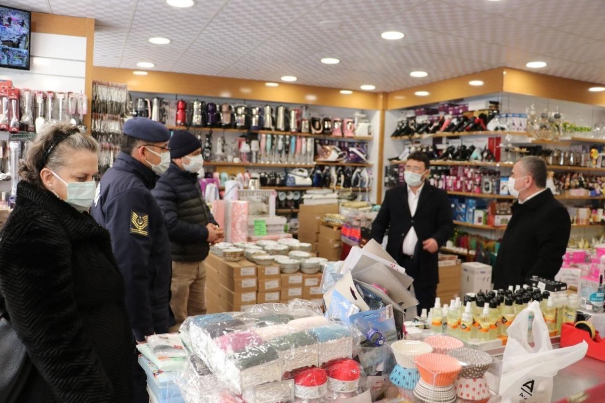 Havza&rsquo;da maske denetimi