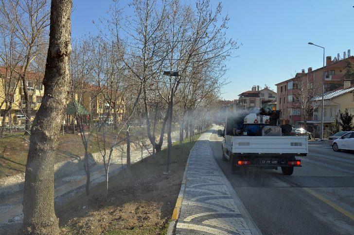 Isparta Belediyesi larva ile mücadele çalışmalarına başladı G3