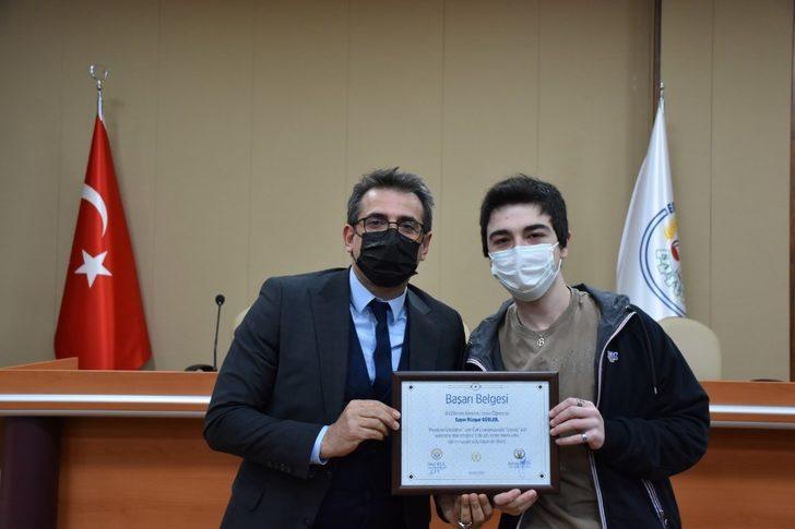 Dereceye giren öğrencilerin ödülleri takdim edildi G3