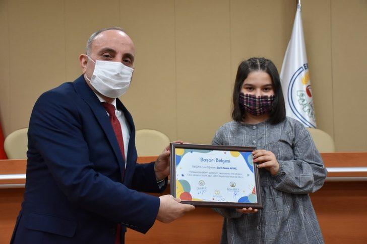 Dereceye giren öğrencilerin ödülleri takdim edildi G4