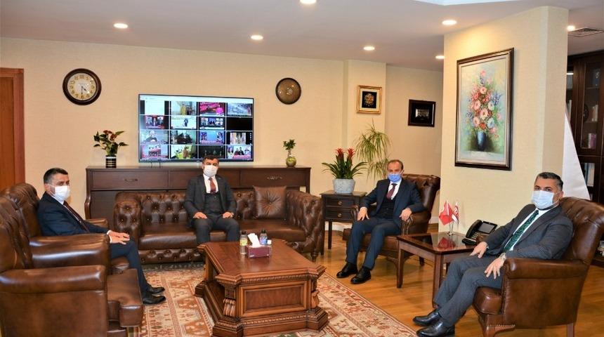 Kılın&ccedil;, RT&Uuml;K Başkanı Şahin ile yerel basının sorunlarını konuştu