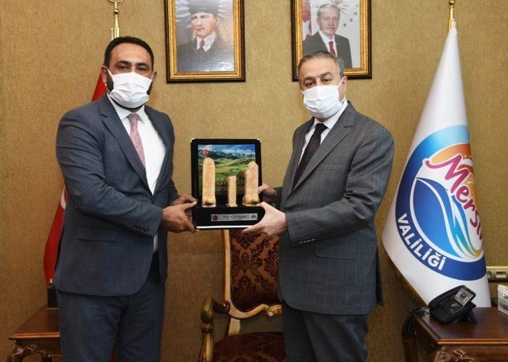 Başkan Yılmaz, Orhun Yazıtlarının minyatürünü hazırlattı G1