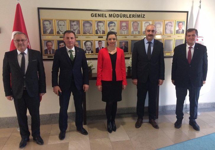 Çorum Ticaret Borsası’nın Ankara ziyaretleri G5