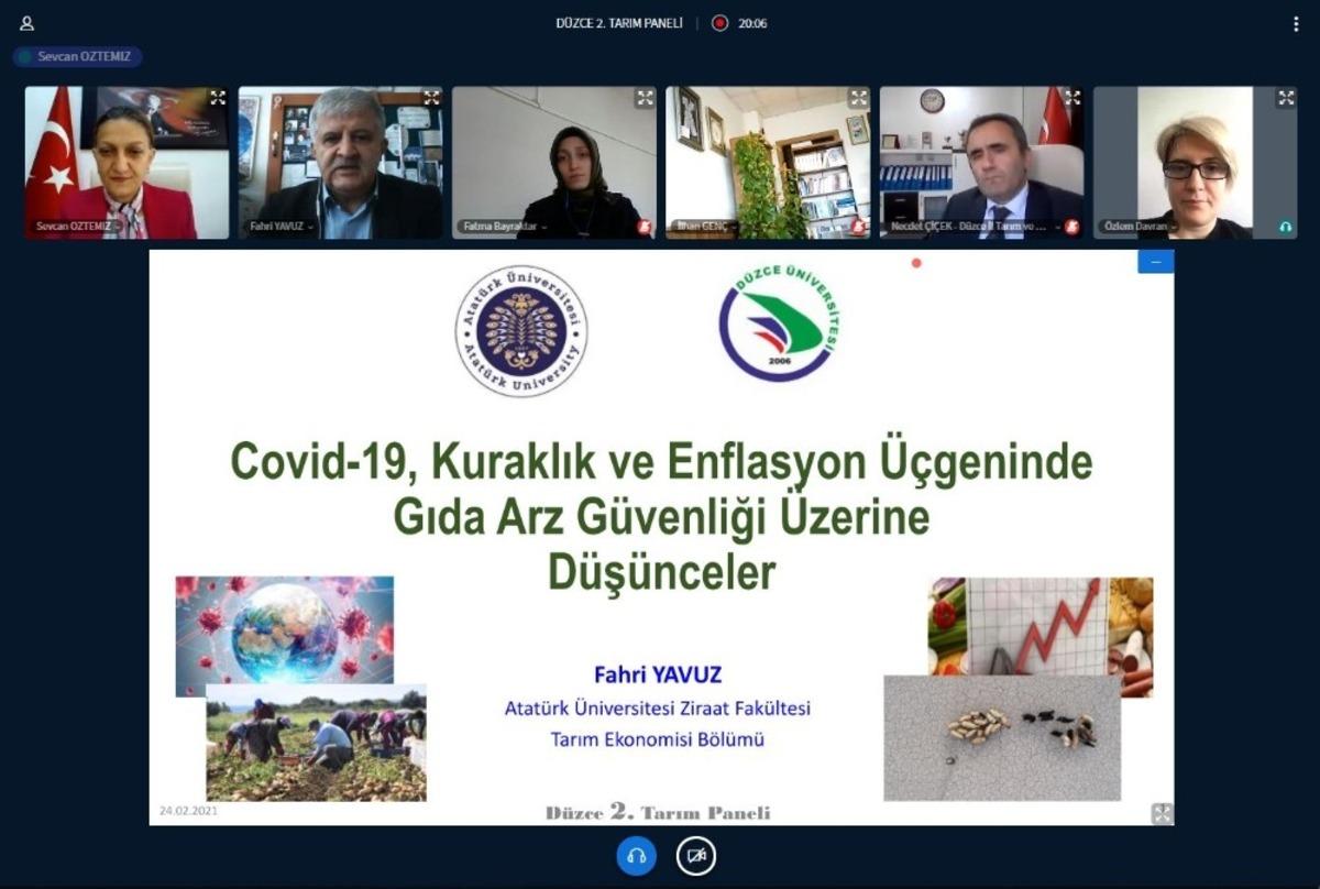 İkinci tarım paneli online olarak yapıldı