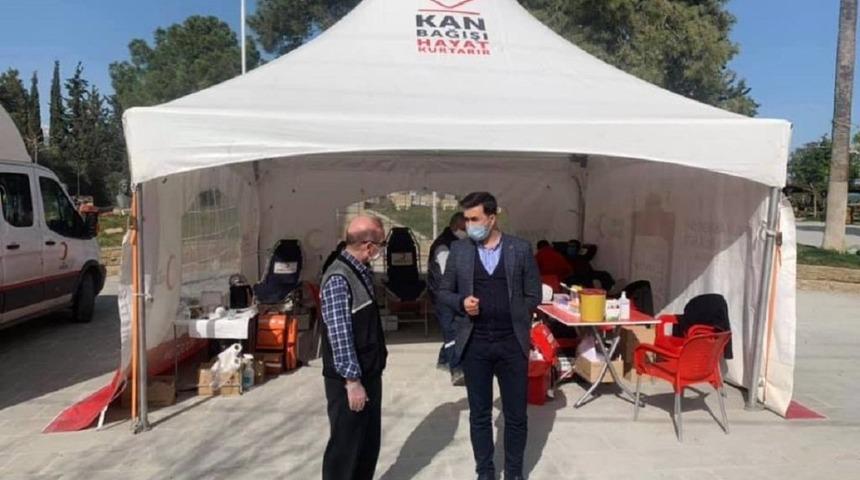 Kaymakam Kaya&rsquo;dan kan bağışı &ccedil;ağrısı