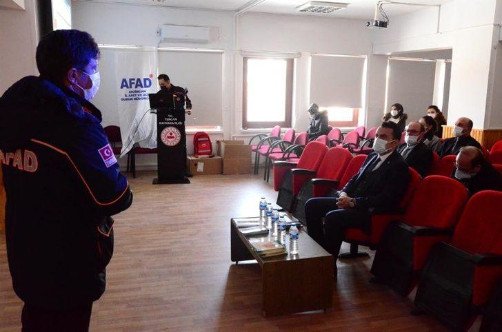 Tercan’da "Afet Farkındalık Eğitimi" verildi G2