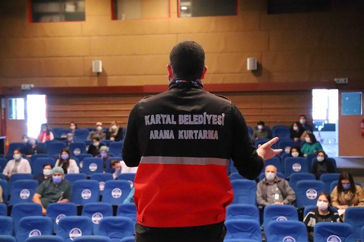 Kartal Belediyesi’nden ilçedeki kurum çalışanlarına afet bilinci eğitimi G2