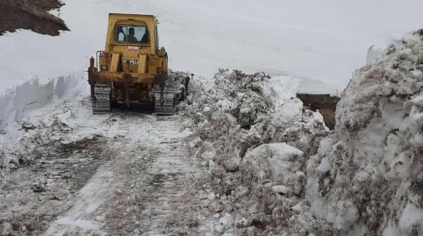 Soğuk hava su hattını bile dondurdu