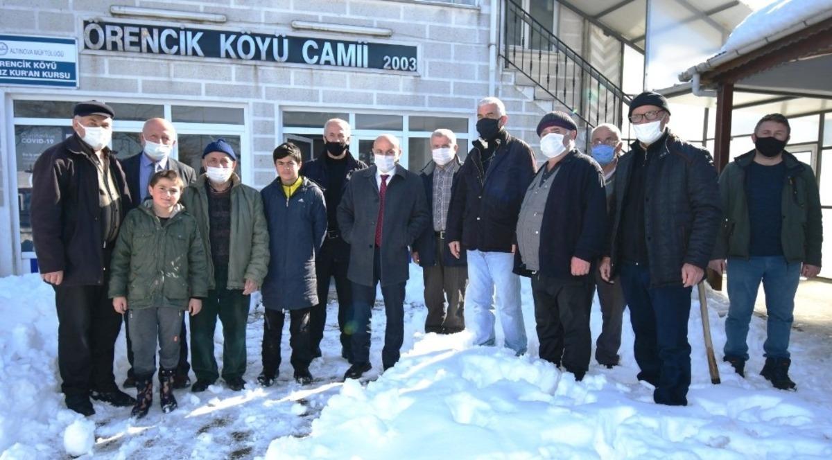 Başkanlardan k&ouml;ylere ziyaret