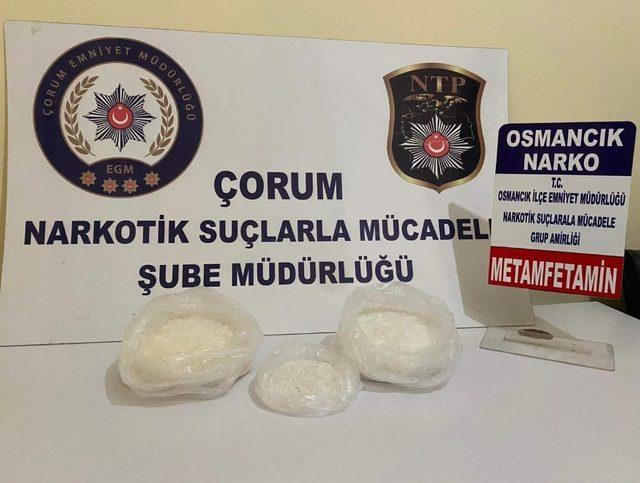 Çorum polisinden uyuşturucu operasyonu