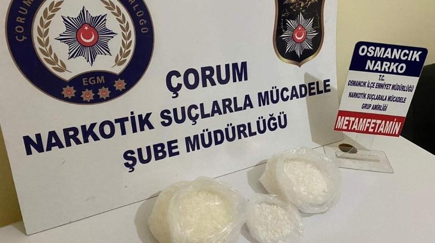 Çorum polisinden uyuşturucu operasyonu