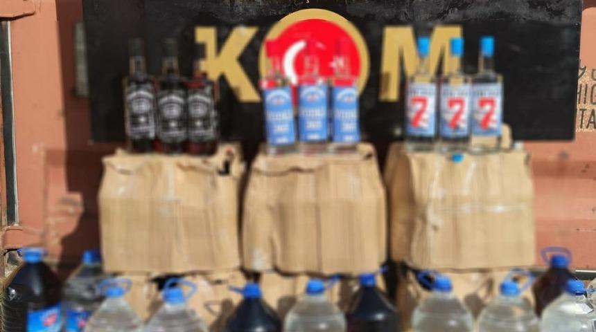 Gaziantep’te kaçak içki operasyonu