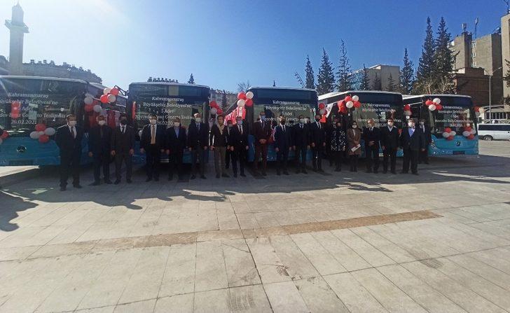 Kahramanmaraş’a tam donanımlı 5 yeni halk otobüsü G3