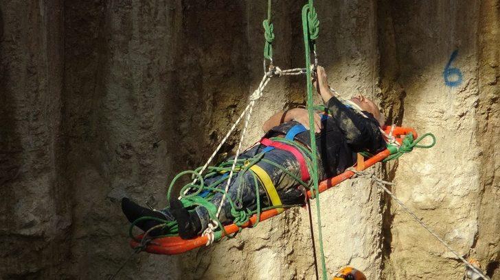 7 metreden betona çakıldı G5