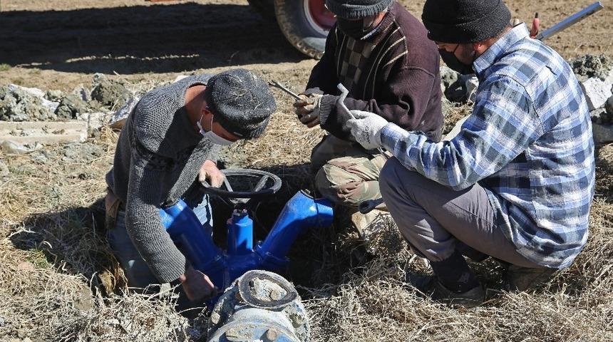 B&uuml;y&uuml;kşehir&rsquo;den &uuml;reticiye hidrant desteği
