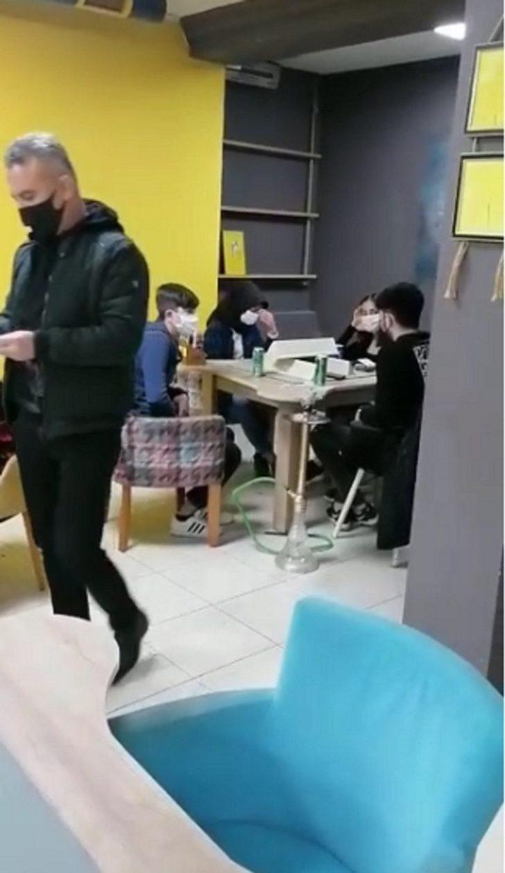 Kapalı kahvehanede oyun oynayıp sigara nargile içerken yakalandılar G2