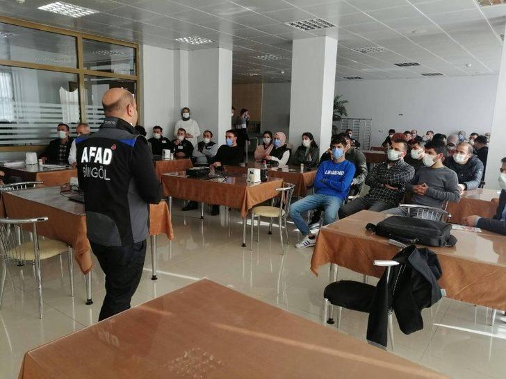 Bingöl’de ‘Afet Farkındalık Eğitimleri’ G1