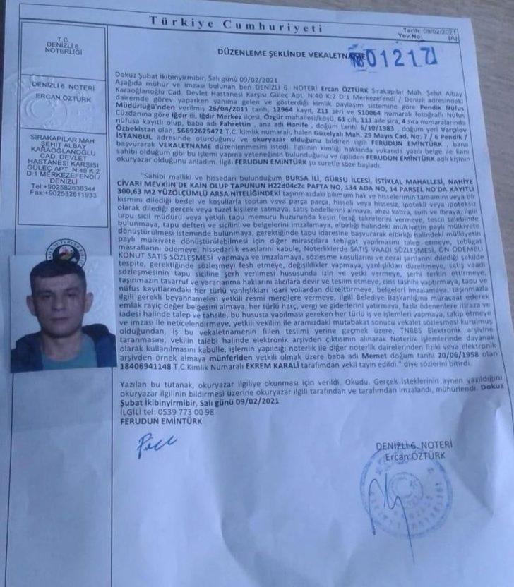 Denizli’deki dikkatsiz noter Bursa’da ki esnafı yaktı G2