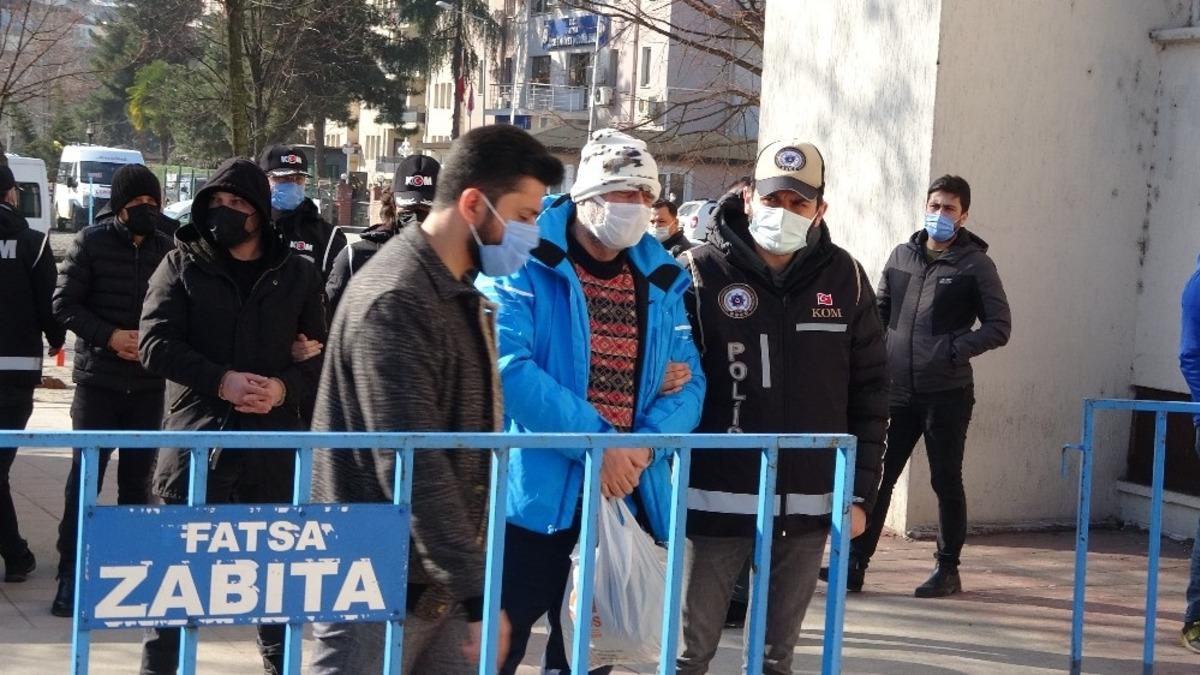Ordu&rsquo;da tefecilik operasyonu zanlısı 5 kişi adliyede