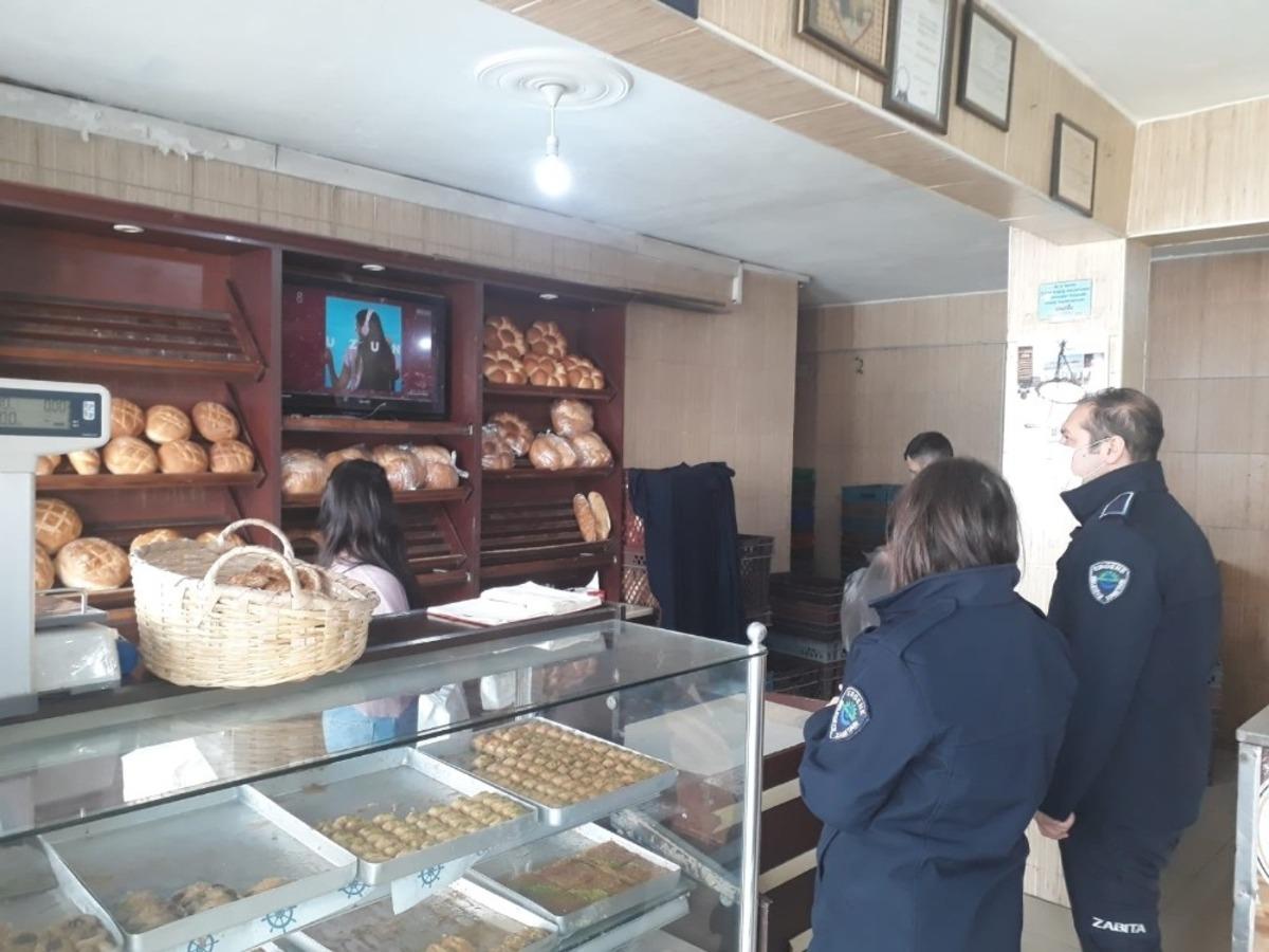 Ergene&rsquo;de zabıta ekiplerinden gıda satışı yapılan yerlere denetim
