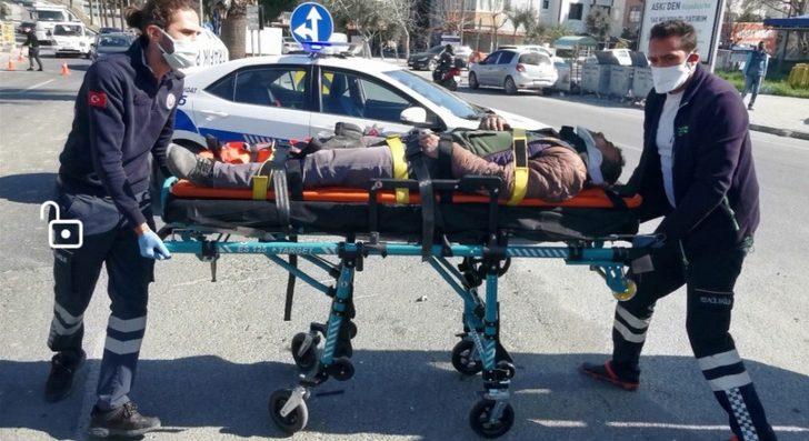 Kuşadası’nda kamyonet ile motosiklet çarpıştı, iki kişi yaralandı G4