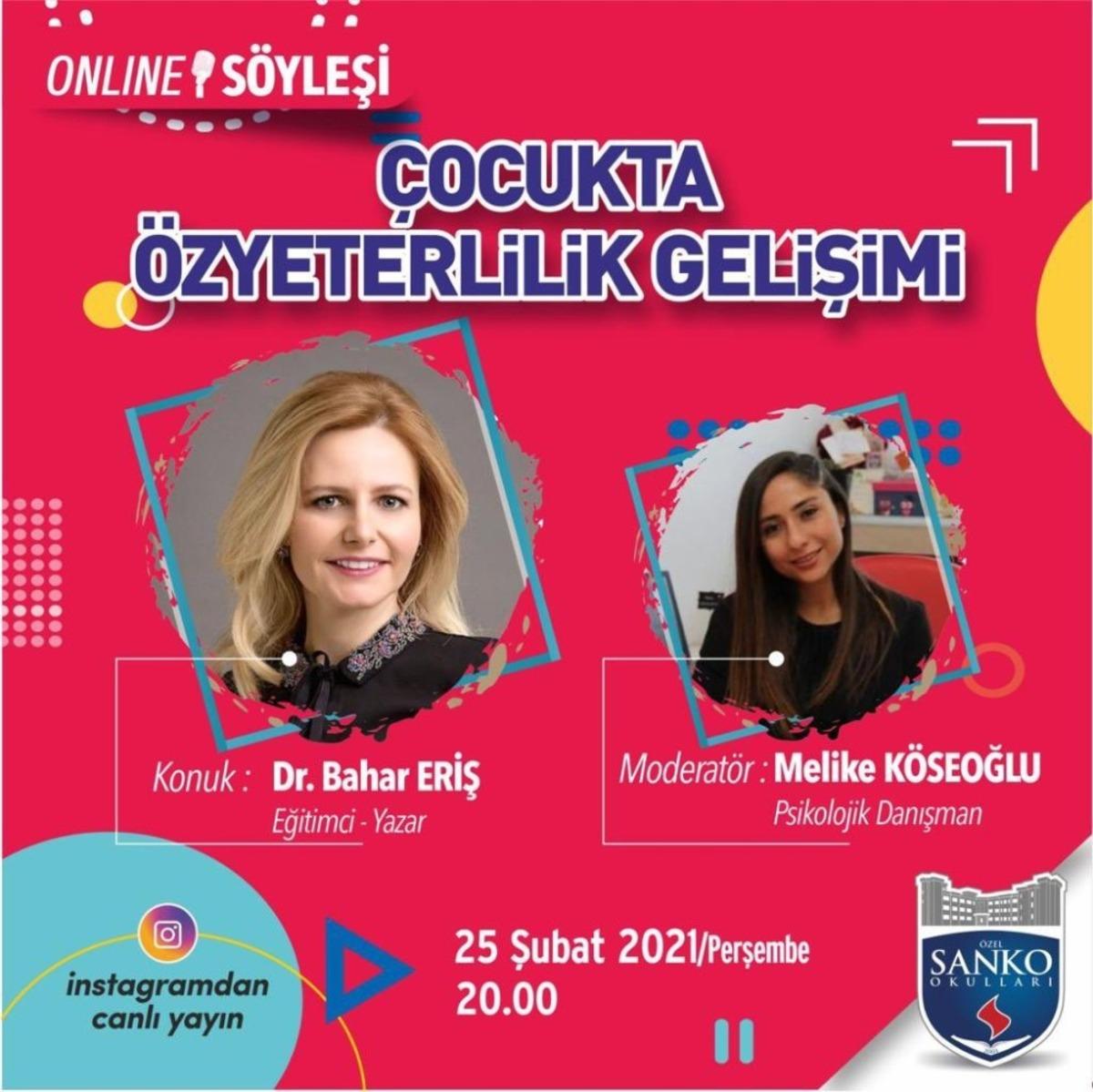 SANKO Okulları&rsquo;nda online s&ouml;yleşi