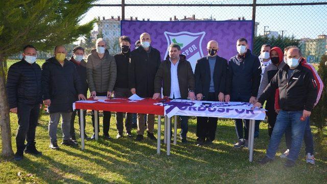 Orduspor 1967 FK ile amatör kulüpler arasında birlik anlaşması imzalandı