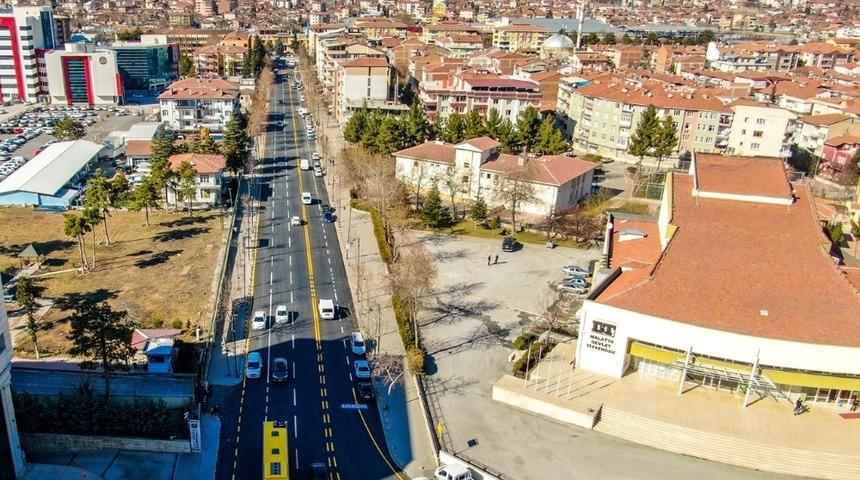 Malatya&rsquo;da İstasyon Caddesi yenilendi