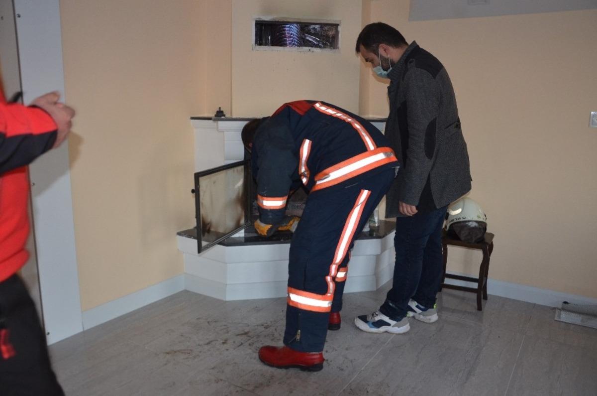 Ş&ouml;mine ateşi &ccedil;atıyı tutuşturdu