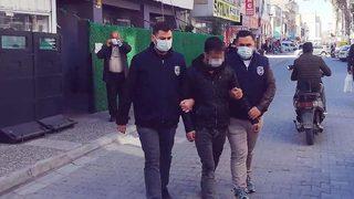 Cinsel taciz şüphelisi, güvenlik kamerası görüntülerinden yakalandı