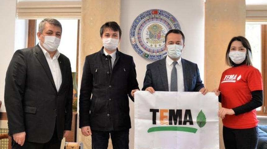 TEMA&rsquo;dan Vali Şent&uuml;rk&rsquo;e ziyaret