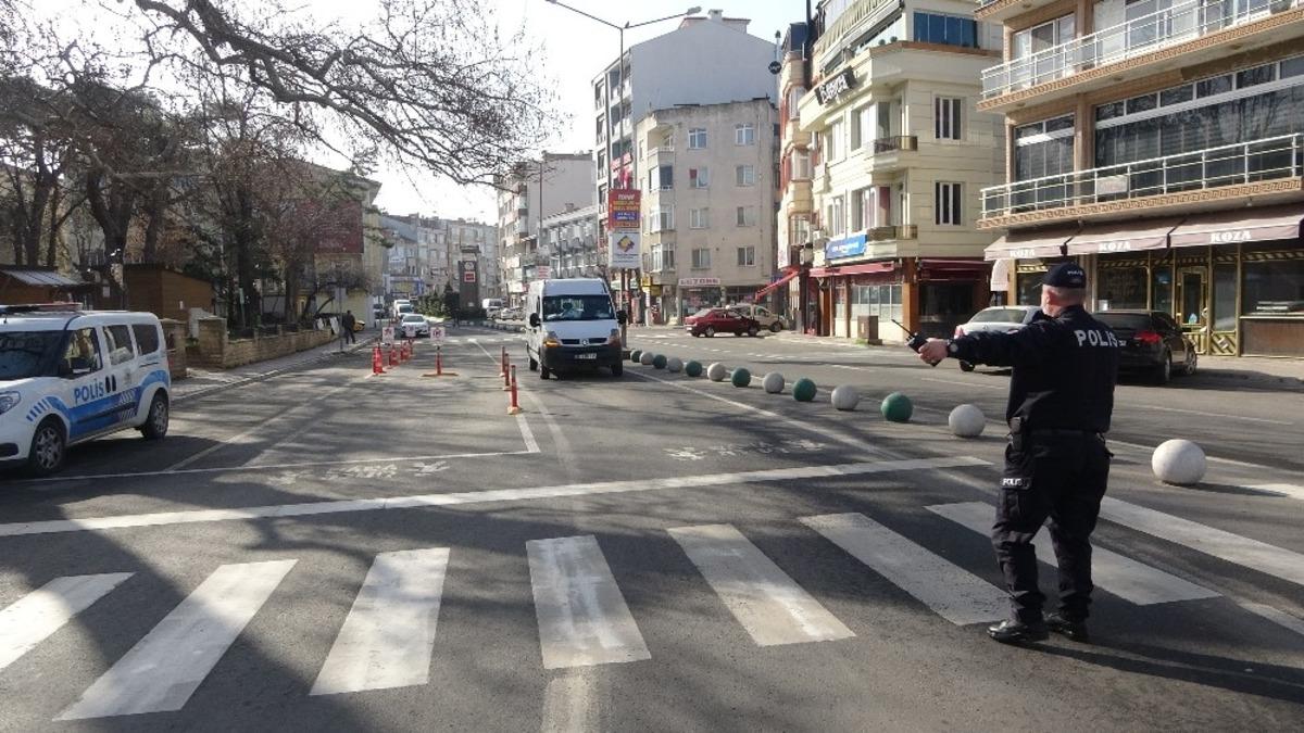 Kırklareli&rsquo;nde 56 saatlik kısıtlamada sıkı denetim