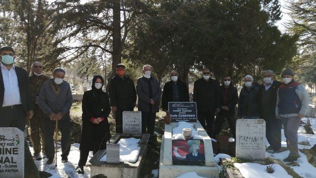 Kore Gazisi Refik Özberber, ölümünün 1’inci yılında mezarı başında anıldı