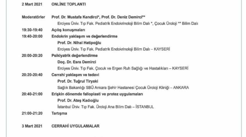 ER&Uuml; Tıp Fak&uuml;ltesi&rsquo;nden &rsquo;online&rsquo; toplantı