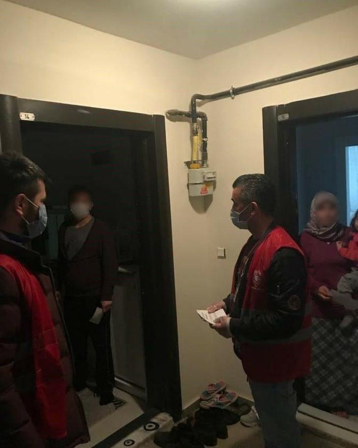 Karabük’te karantinadaki apartmana VEFA’dan yardım G3