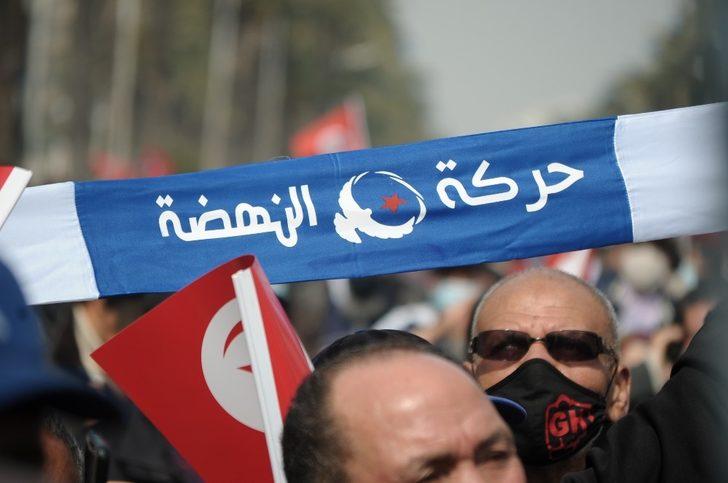 Tunus’ta Ennahda Partisi destekçileri gösteri düzenledi G3