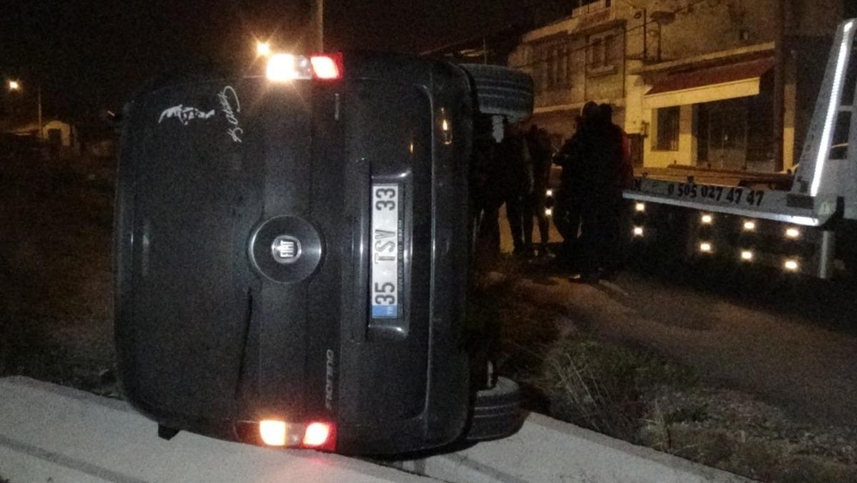 Takla atan ara&ccedil;tan burnu bile kanamadan &ccedil;ıktı