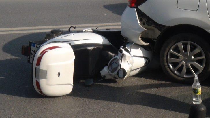 (Özel) Sarıyer’de feci kaza: Motosikletli otomobilin altına girdi G2