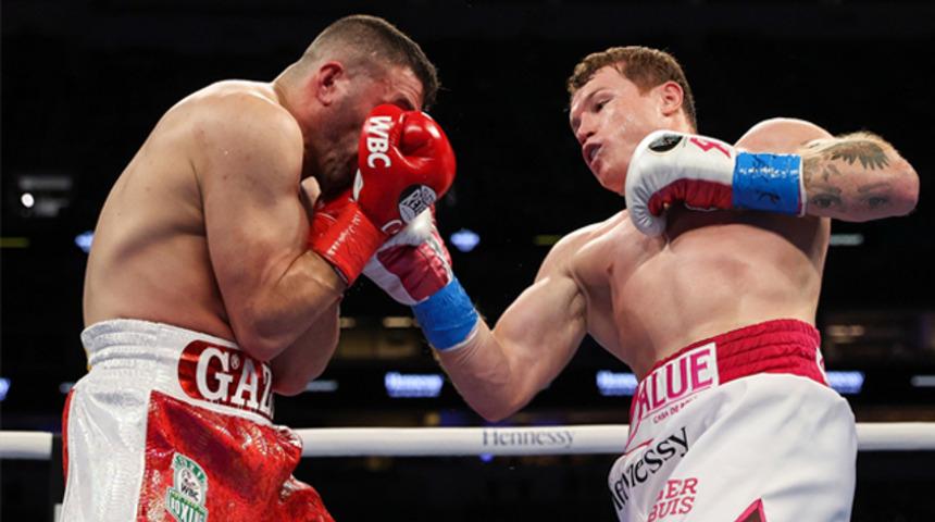 Tarihi maçta Avni Yıldırım, Canelo Alvarez'a yenildi