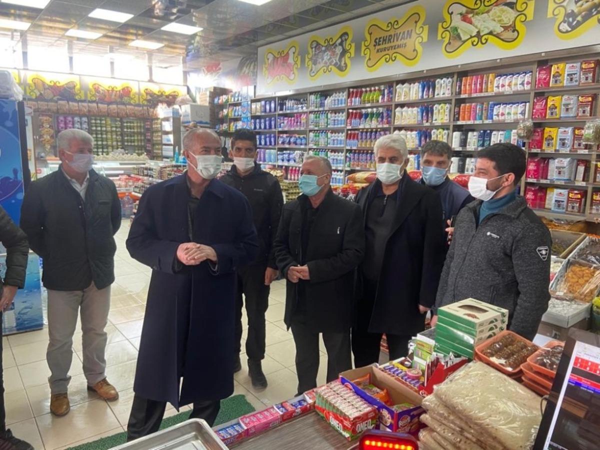 Başkan Akman&rsquo;dan esnaf ziyareti