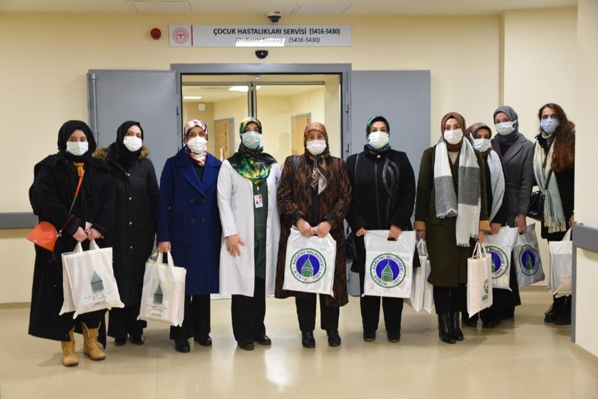 Karatay Kent Konseyi Kadın Meclisi&rsquo;nden &ccedil;ocuklara ziyaret