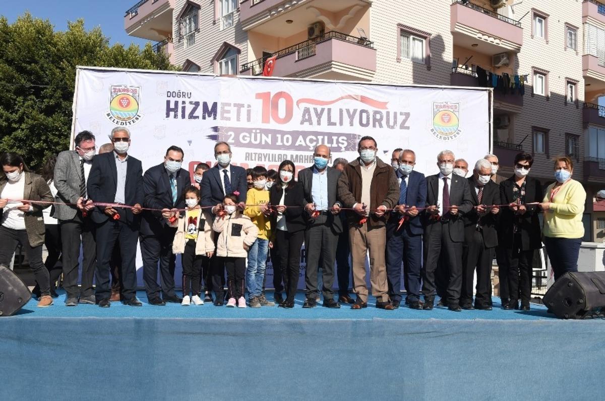 Tarsus Belediyesinden iki g&uuml;nde 10 a&ccedil;ılış