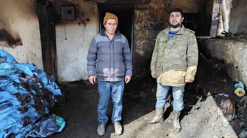 AK Parti İl Başkanlığı ve Tarım İl M&uuml;d&uuml;rl&uuml;ğ&uuml; hayvanları telef olan besici i&ccedil;in girişimlerde bulundu