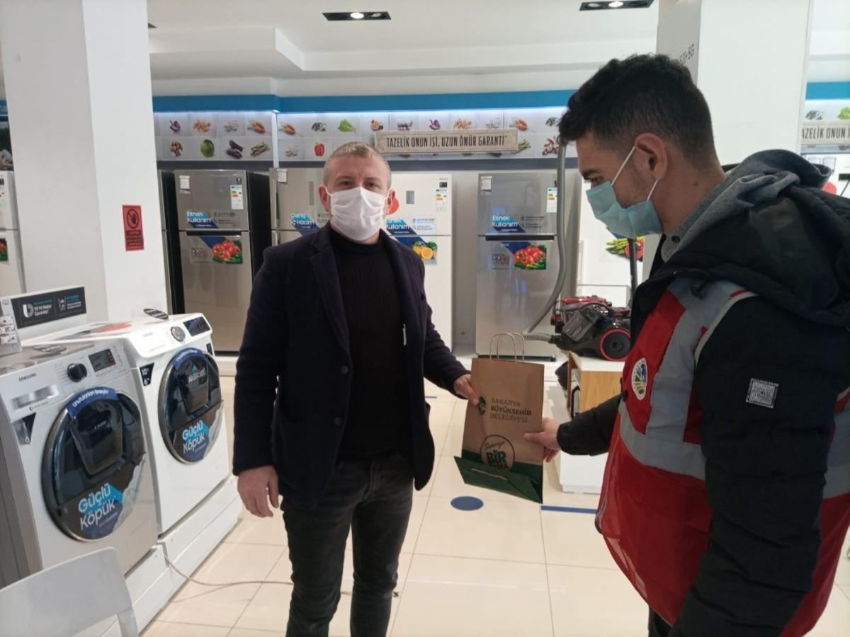 B&uuml;y&uuml;kşehir&rsquo;den şehir merkezine hijyen paketi desteği