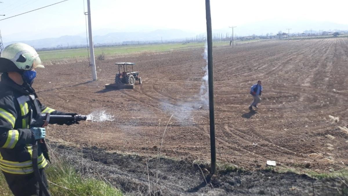 Manisa İtfaiyesinden ot ve atık yangını uyarısı